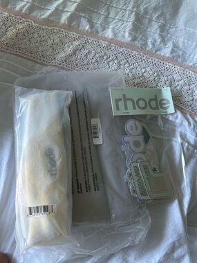 RHODE Limited Edition Headband and mini bubble bag